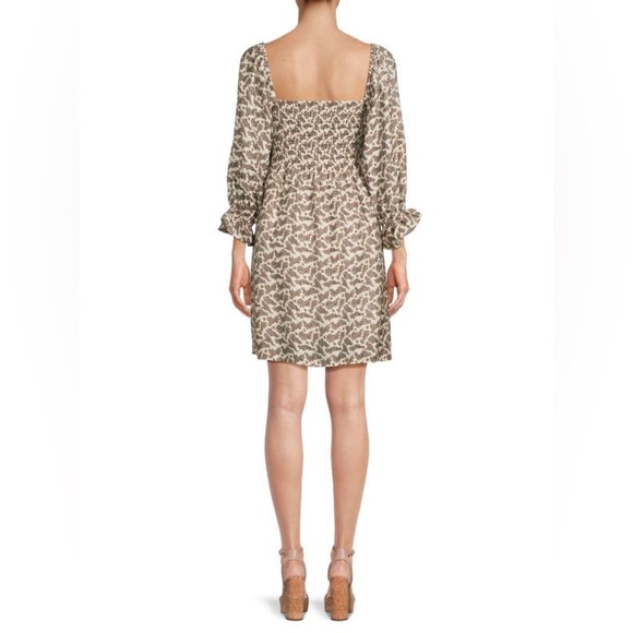 CAARA Portia Paisley Ruffle Trim Mini Dress - US Women’s Size XL - Picture 2 of 7